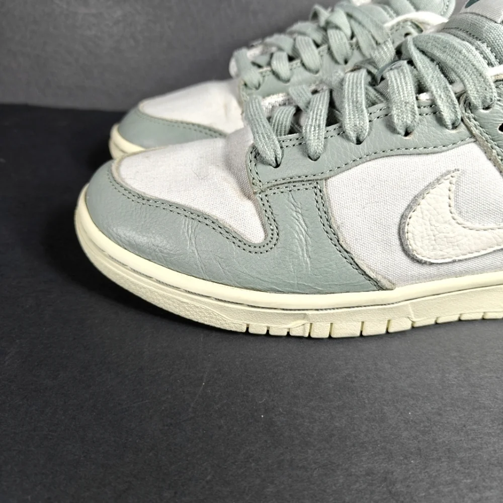 Nike Dunk Low PRM Mica Retro Green Sage Ivory White Shoes Men's Sneakers Size 8